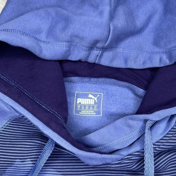 Puma Graphic Warm Hoodie Sweatshirt Size M - Picture 3 of 6